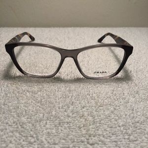 PRADA 04TV VYN1O1 Grey / Plum Eyeglasses
